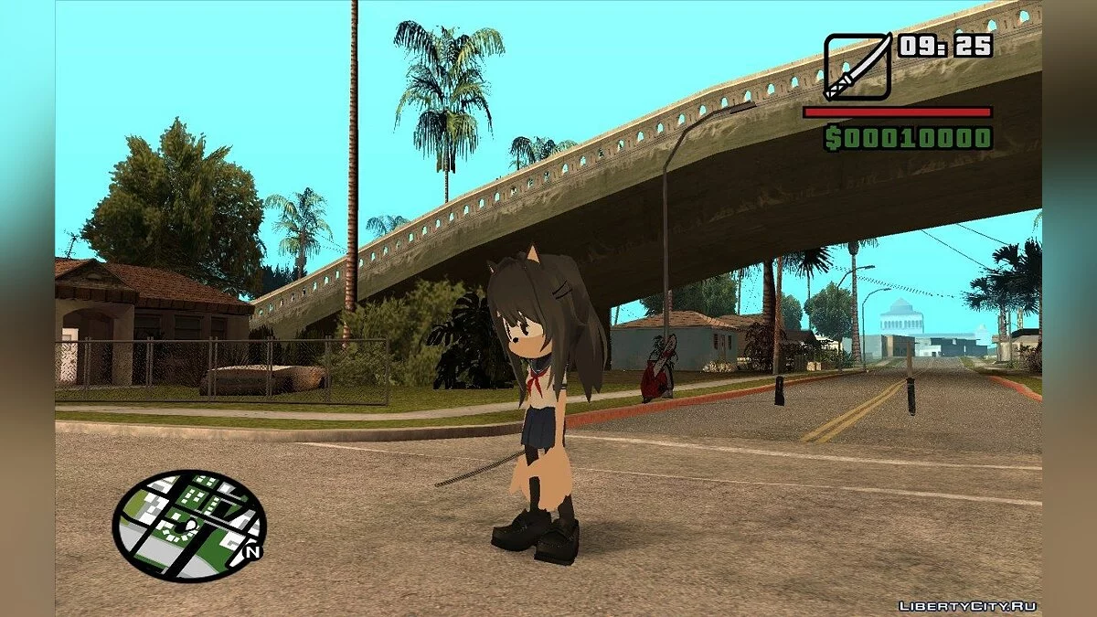 Яндере-чан (Sonic Style) / GTA San Andreas