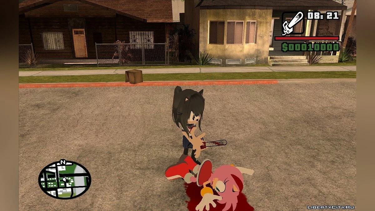 Яндере-чан (Sonic Style) / GTA San Andreas