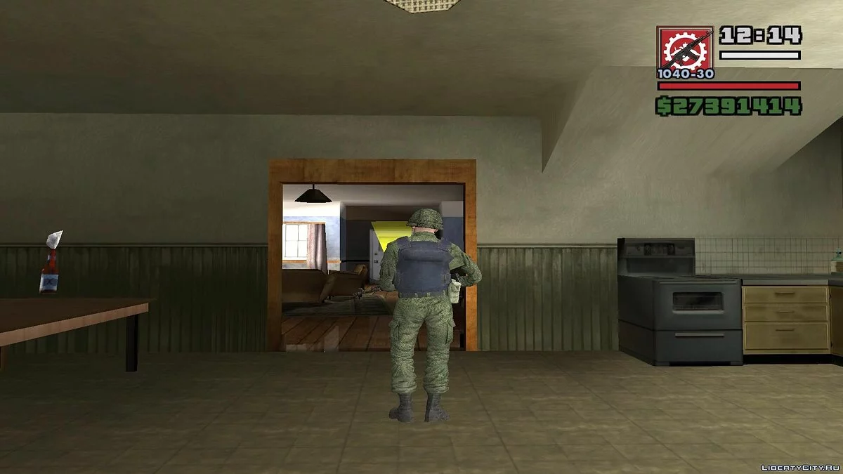 Боец автороты Внутренних Войск / GTA San Andreas
