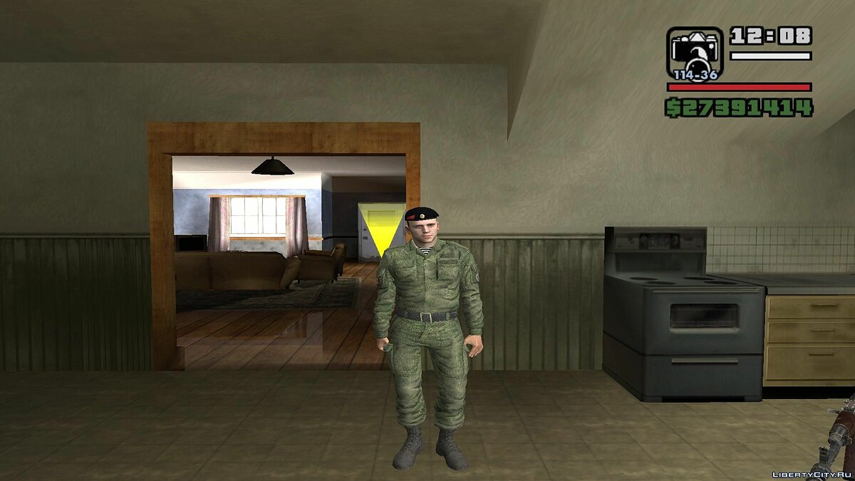 Скачать Боец Морской Пехоты v 0.02 для GTA San Andreas