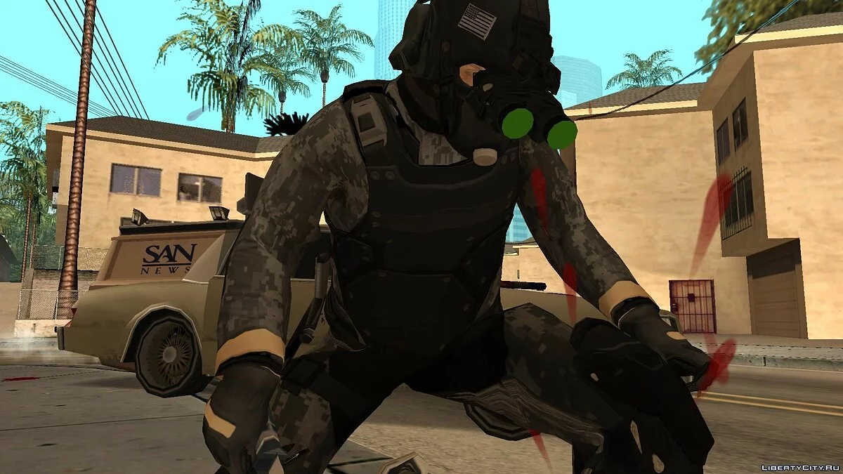 Cloaker from PAYDAY 2 / GTA San Andreas