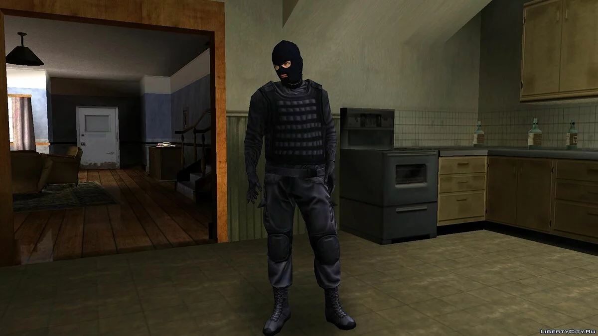 Russian mercenaries from PAYDAY2 / GTA San Andreas