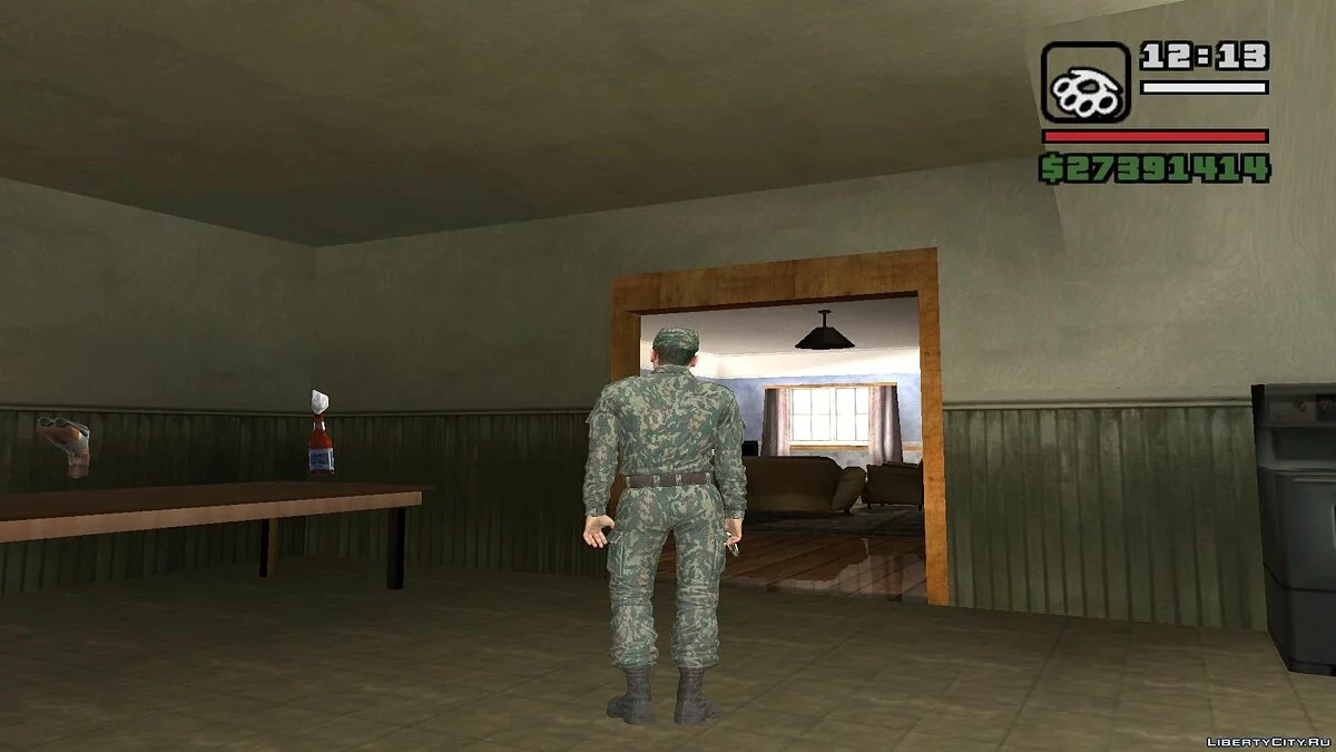Боец в камуфляже ВСР-93 / GTA San Andreas