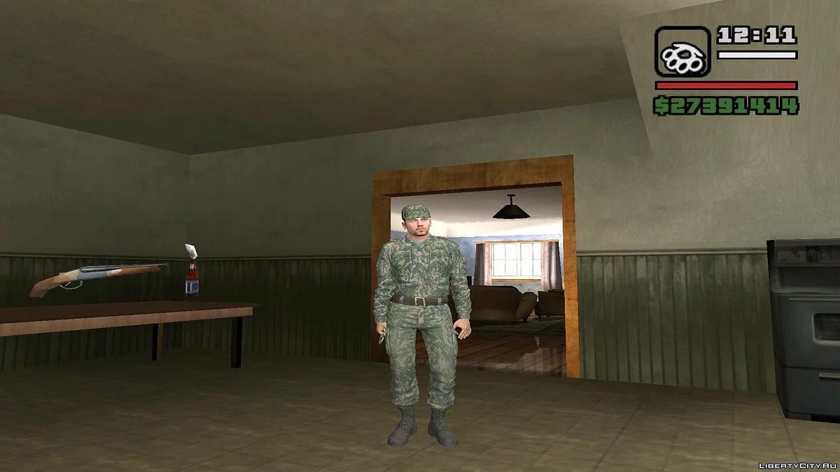 Боец в камуфляже ВСР-93 / GTA San Andreas