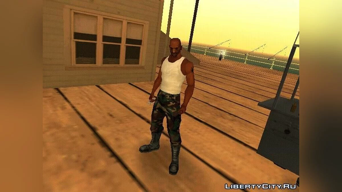 Полная замена CJ на Вэнса из VCS / GTA San Andreas