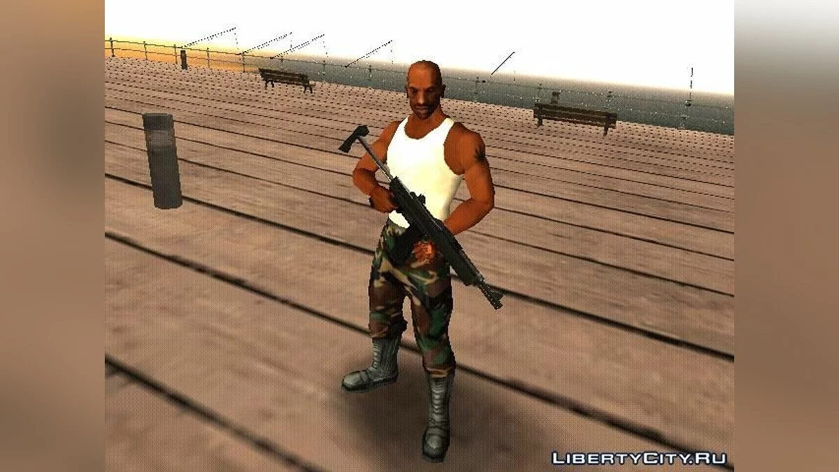 Полная замена CJ на Вэнса из VCS / GTA San Andreas