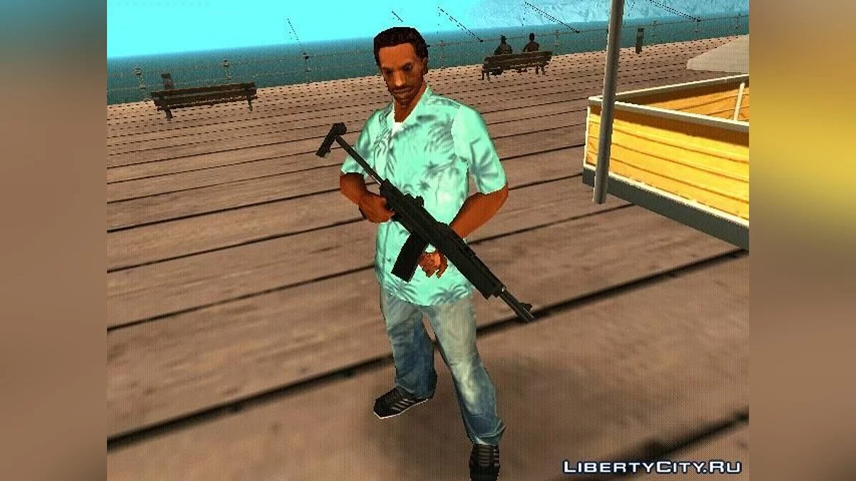 Полная замена CJ на Вэнса из VCS / GTA San Andreas