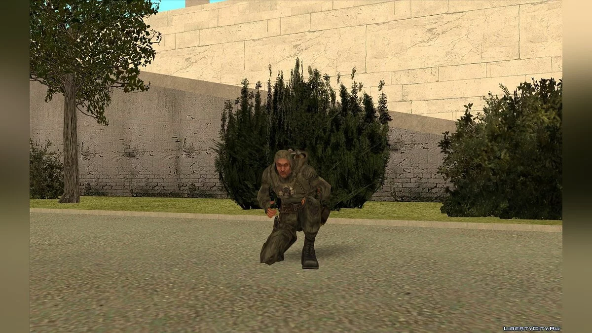 Серый из S.T.A.L.K.E.R. / GTA San Andreas