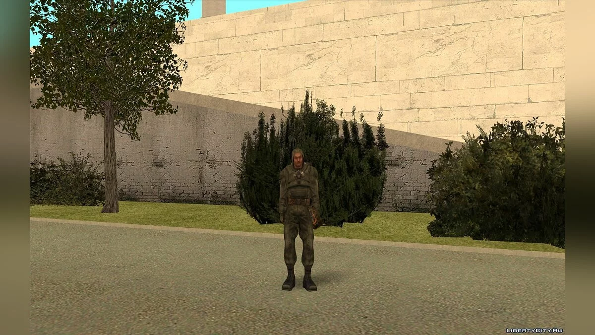 Серый из S.T.A.L.K.E.R. / GTA San Andreas