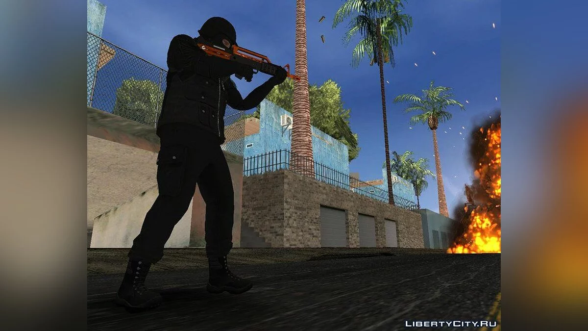 Skin from GTA Online (Heists DLC) / GTA San Andreas