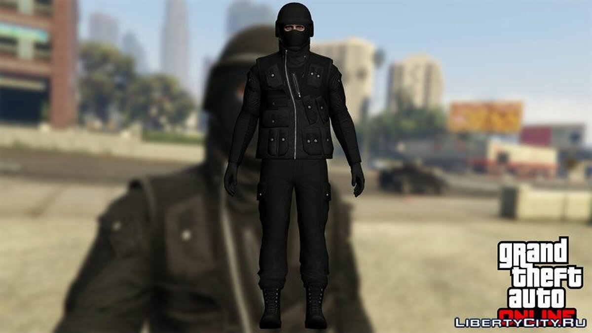 Скачать Skin from GTA Online (Heists DLC) для GTA San Andreas