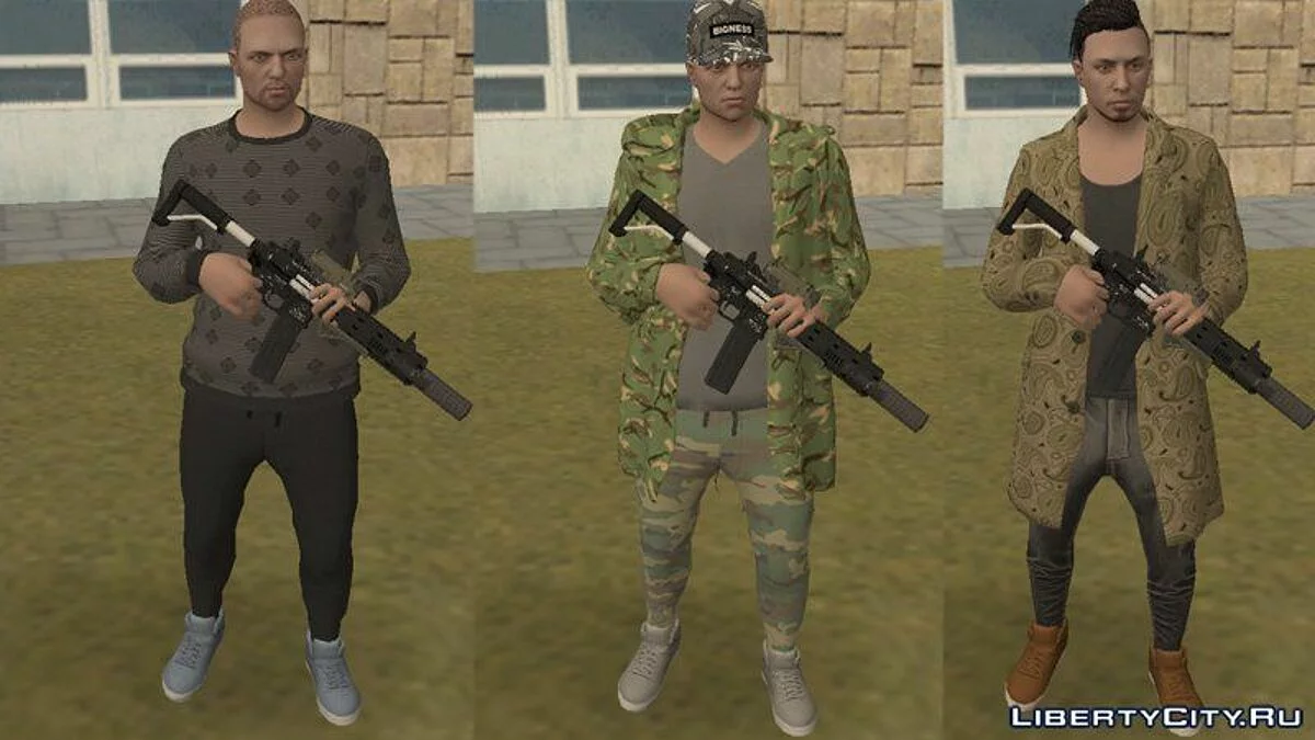 GTA Online Skins Pack (Import/Export) / GTA San Andreas