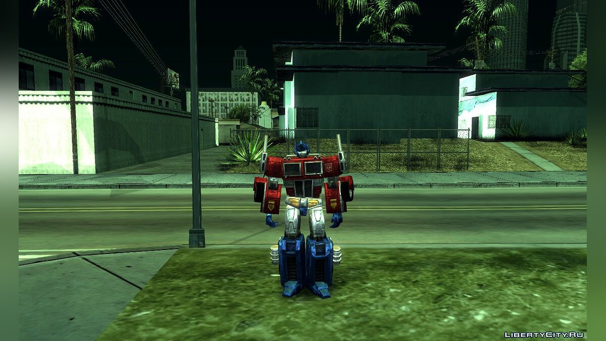 Замена OPTIMUS.dff в GTA San Andreas (10 файлов)