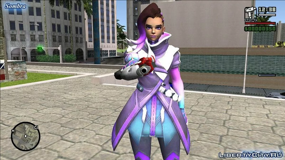Sombra from Overwatch / GTA San Andreas