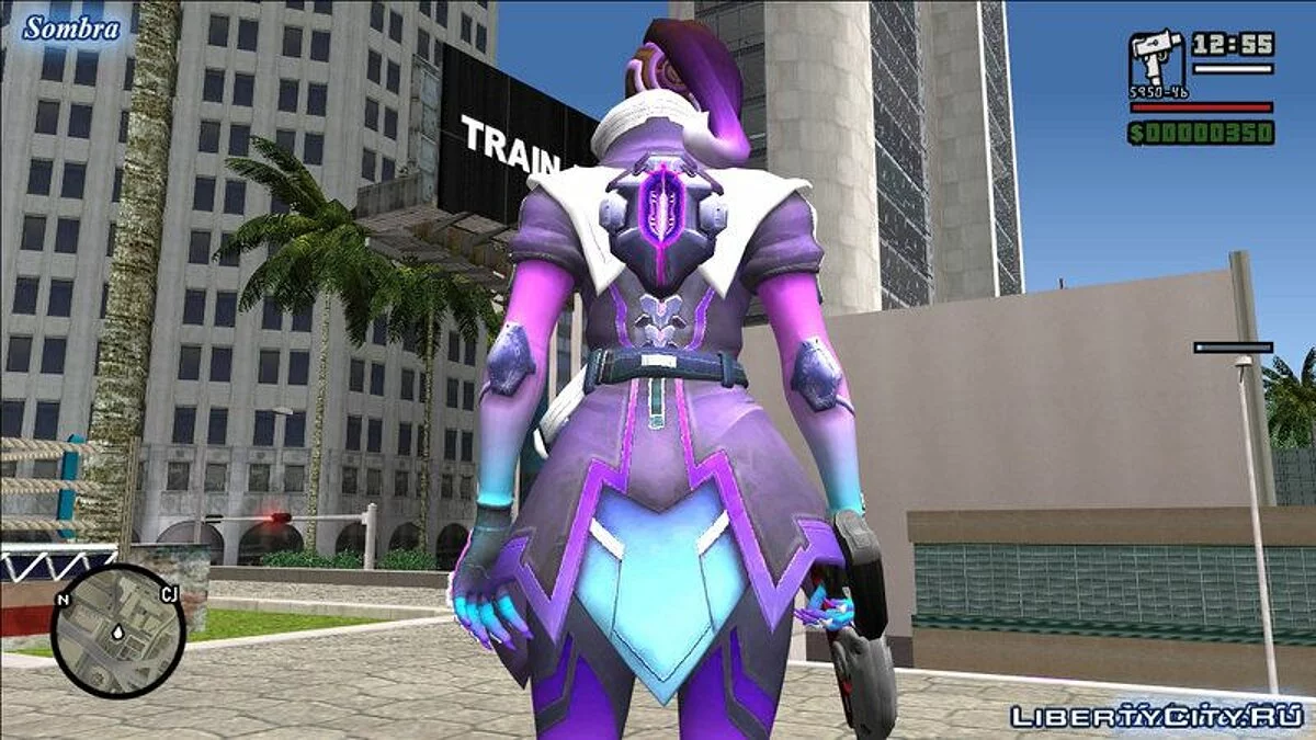 Sombra from Overwatch / GTA San Andreas