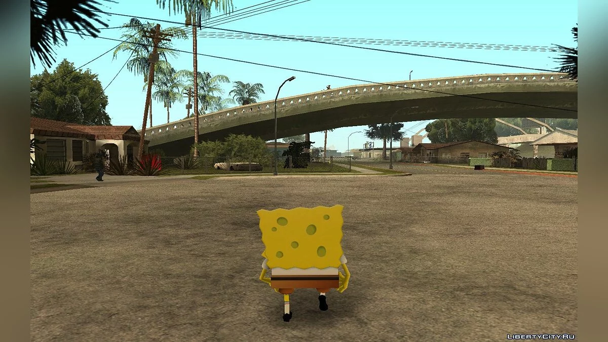 Sponge Bob from Nick Racers Revolution / GTA San Andreas