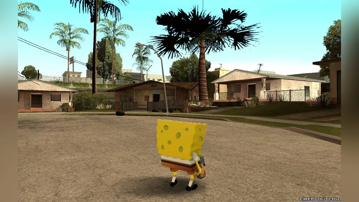 Sponge Bob from Nick Racers Revolution / GTA San Andreas