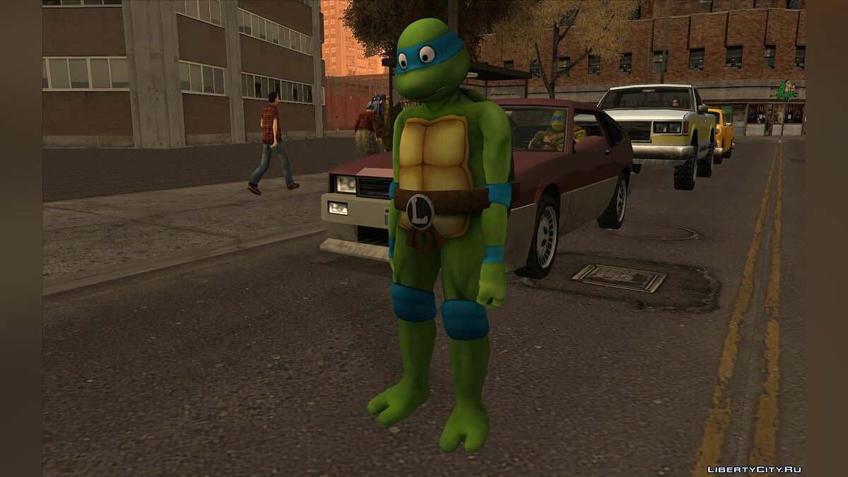 Скачать TMNT classic (Классические Черепашки-ниндзя) для GTA San Andreas