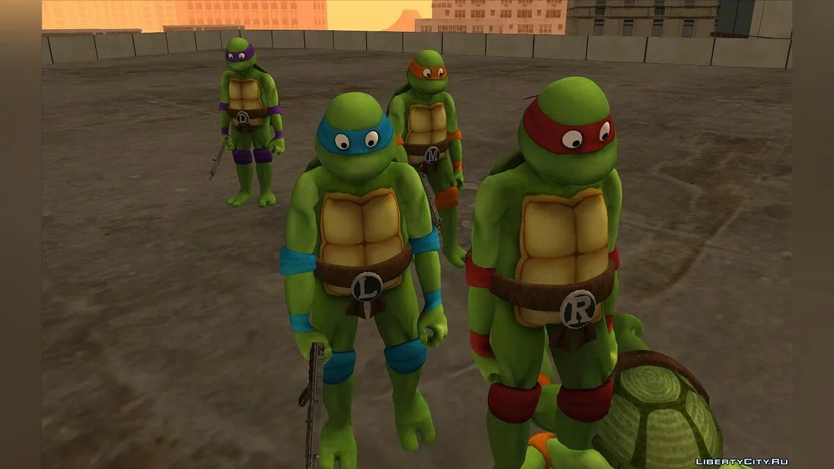 TMNT classic (Классические Черепашки-ниндзя) / GTA San Andreas