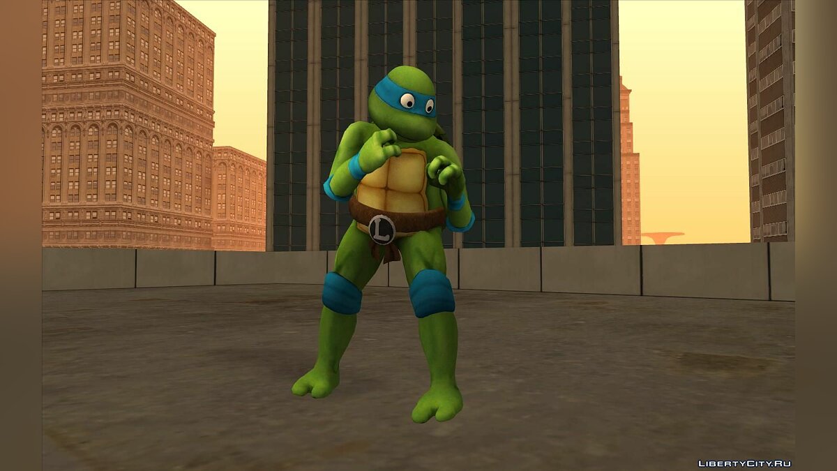 Скачать TMNT classic (Классические Черепашки-ниндзя) для GTA San Andreas