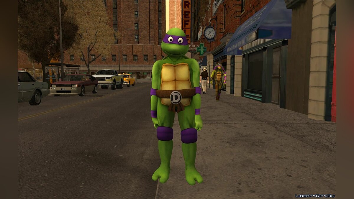 Скачать TMNT classic (Классические Черепашки-ниндзя) для GTA San Andreas