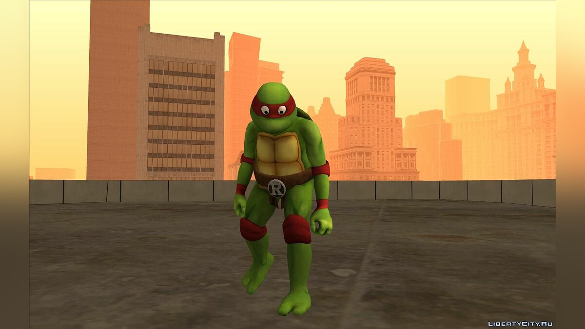 Скачать TMNT classic (Классические Черепашки-ниндзя) для GTA San Andreas