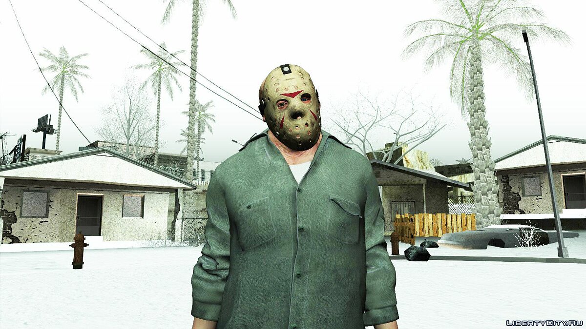 Скачать Джейсон Вурхиз из игры Friday the 13th: The Game для GTA San Andreas