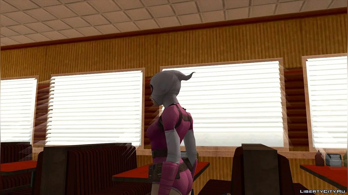 Gwenpool из игры Marvel Future Fight / GTA San Andreas