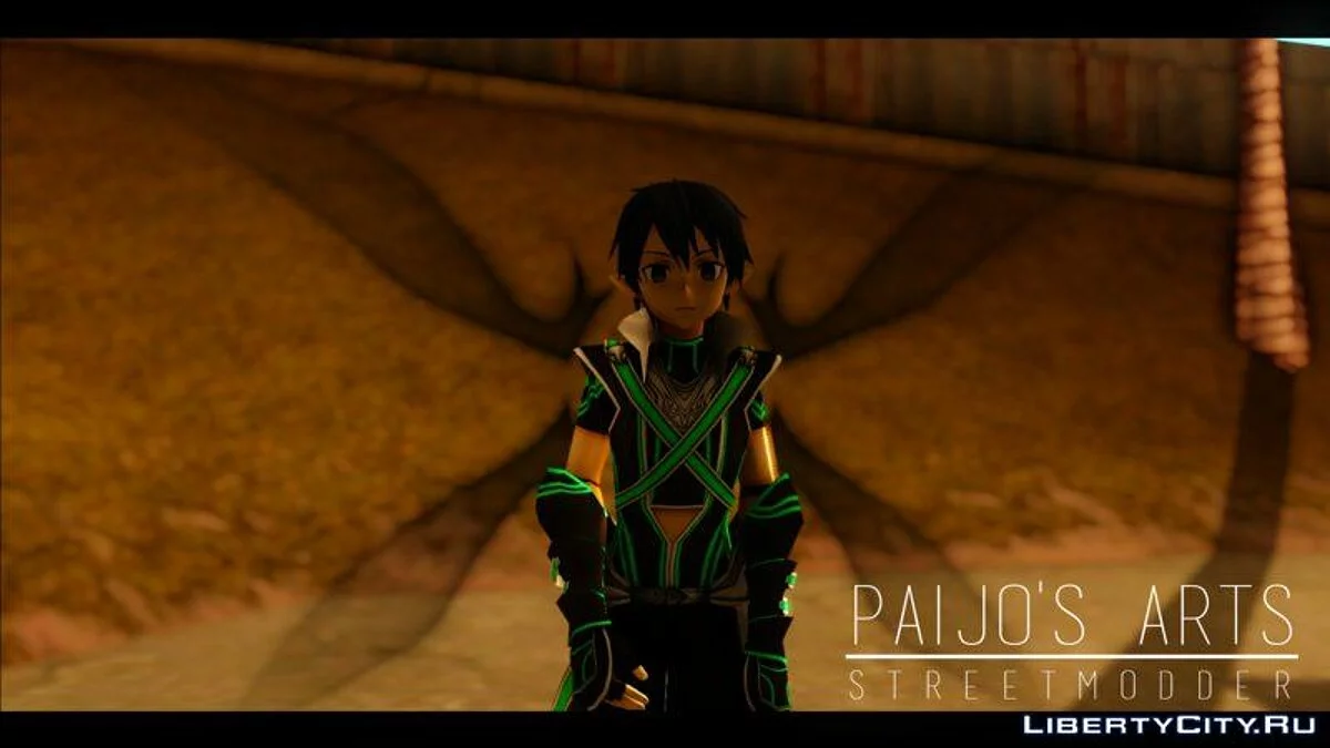 Kirito Alo (Other Outfit) from The Lost Song / GTA San Andreas