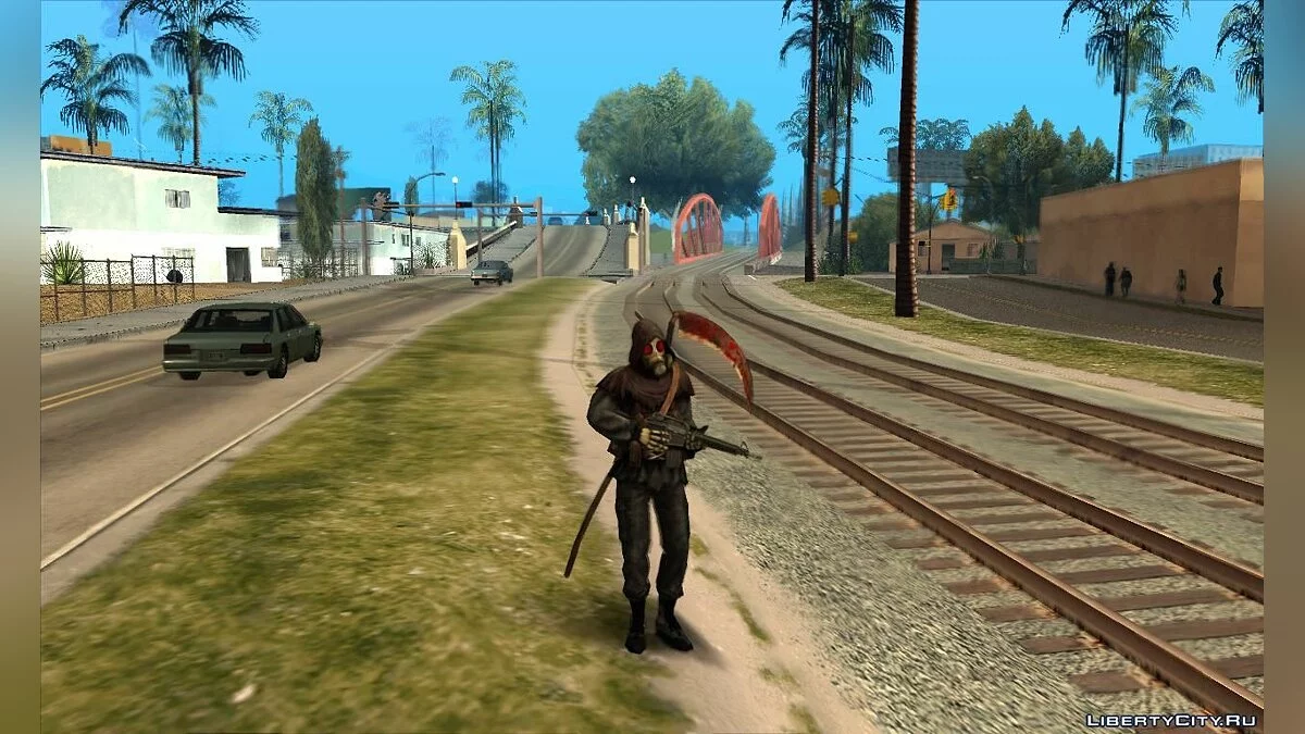 Resident Evil: The Mercenaries - Hunk(Mr Death) / GTA San Andreas