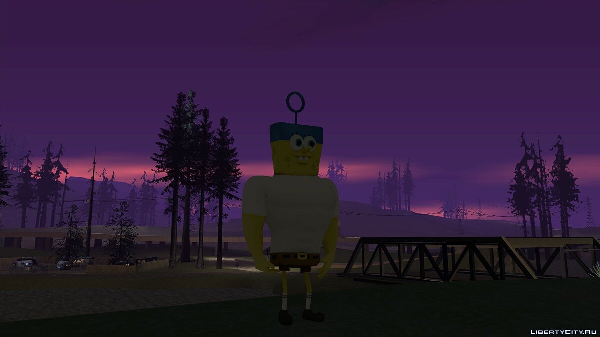 Скачать Sponge Bob 2015 HD v2 для GTA San Andreas