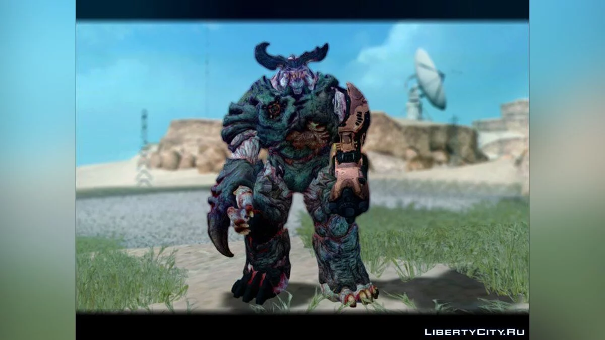 Cyberdemon from DOOM 2016 / GTA San Andreas