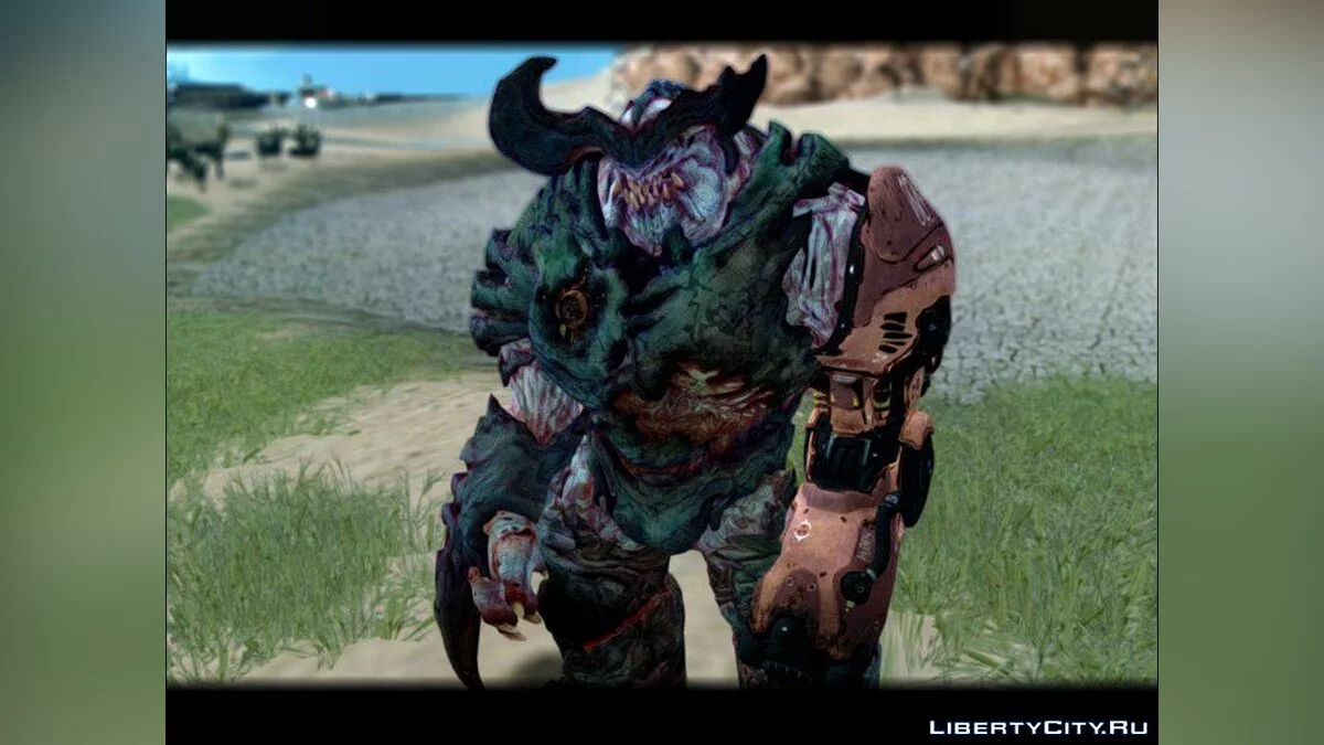 Cyberdemon from DOOM 2016 / GTA San Andreas