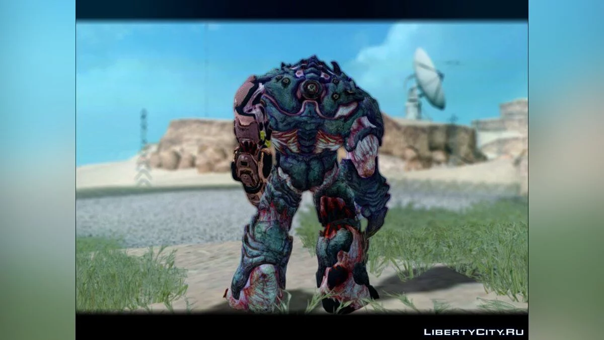Cyberdemon from DOOM 2016 / GTA San Andreas