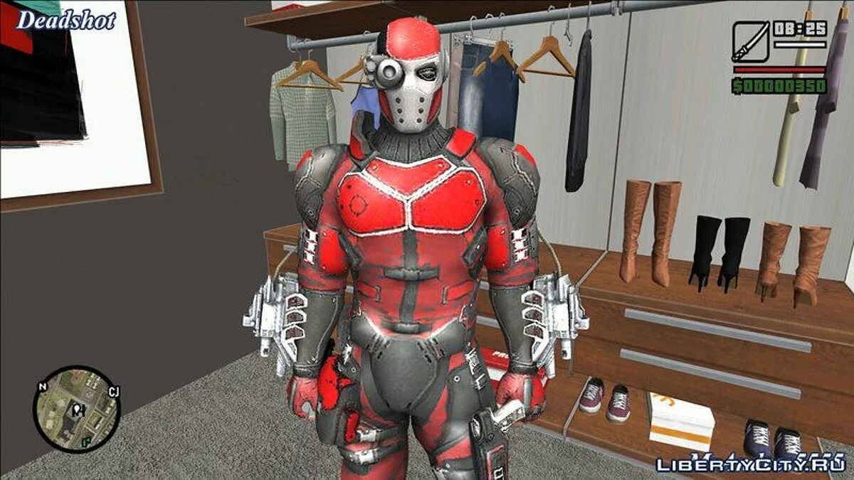 Deadshot from Injustice 2 Mobile / GTA San Andreas