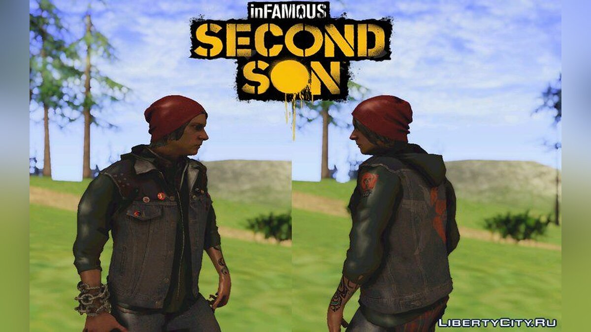 Скачать Infamous Second Son: Delsin Rowe PS4 [UPDATE] для GTA San Andreas