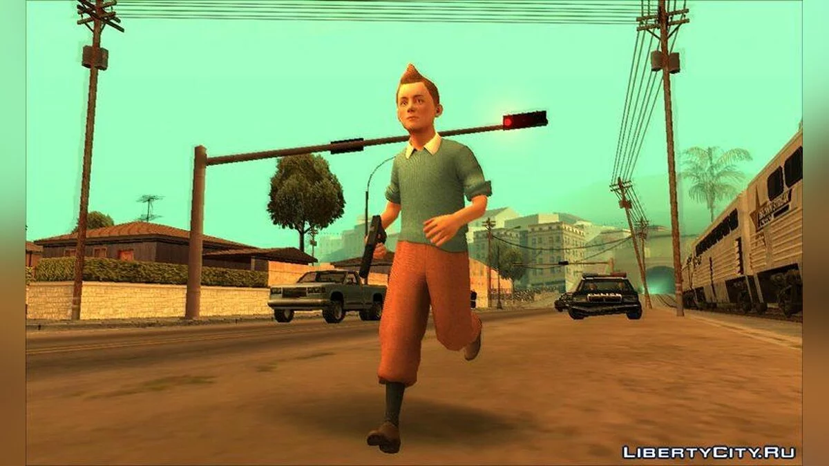 Tintin Skin / GTA San Andreas