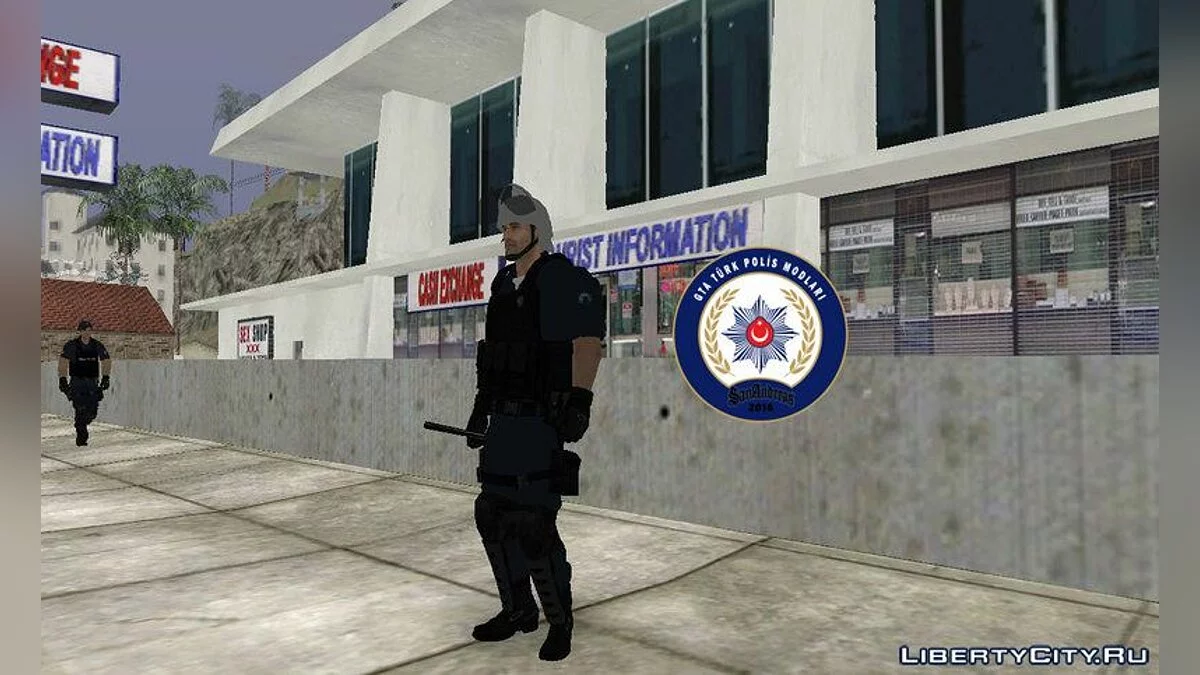 Turkish Riot Police With Gear / GTA San Andreas