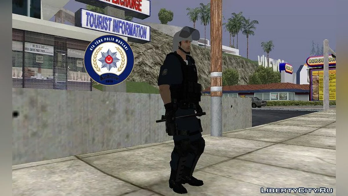 Turkish Riot Police With Gear / GTA San Andreas