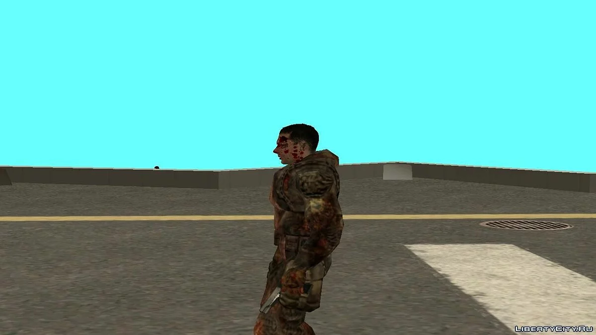 Зомби-Дегтярёв из S.T.A.L.K.E.R / GTA San Andreas
