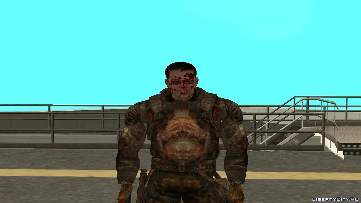 Зомби-Дегтярёв из S.T.A.L.K.E.R / GTA San Andreas
