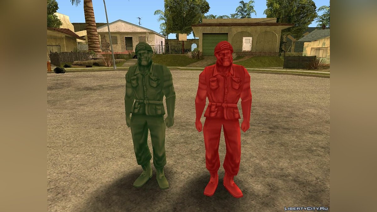 Скачать Toy Soliders Pack для GTA San Andreas