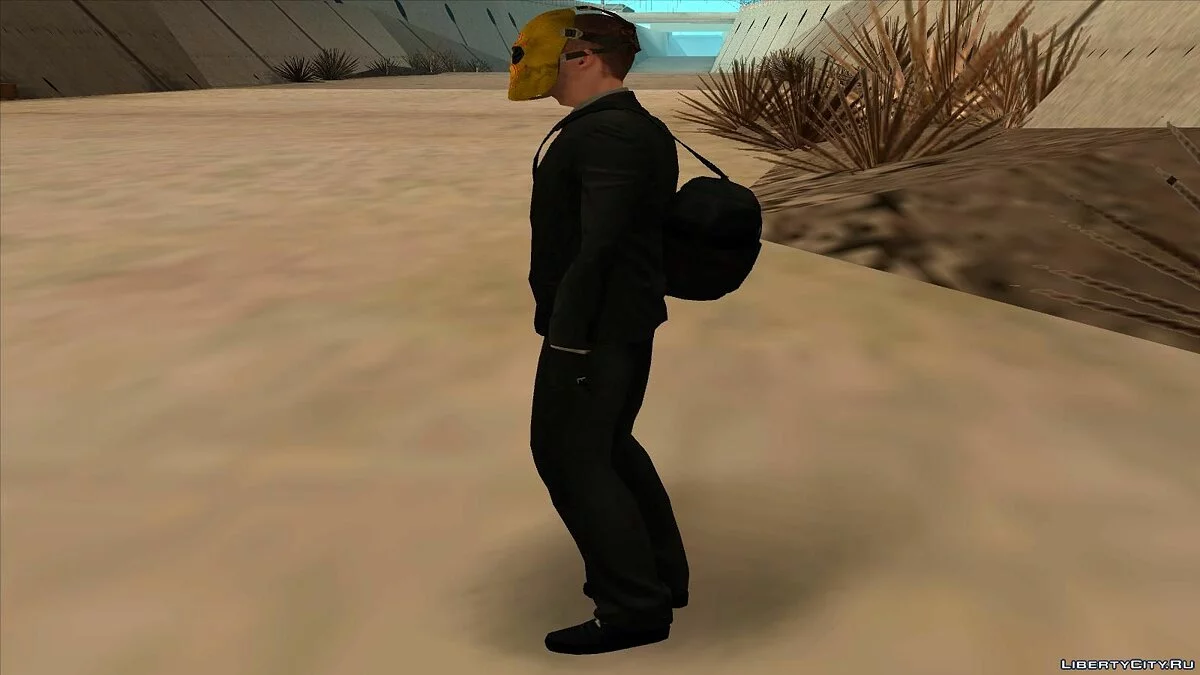 Человек в маске по мотивам MH / GTA San Andreas