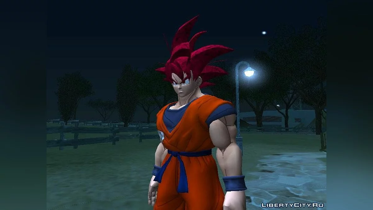 Goku SSJ GOD / GTA San Andreas