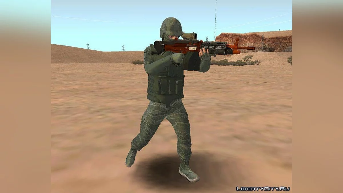 GTA Online: Army Skin / GTA San Andreas