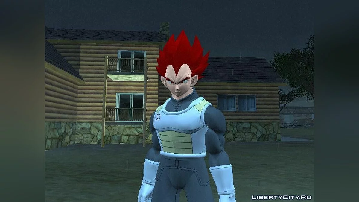 Vegeta SSJ god / GTA San Andreas