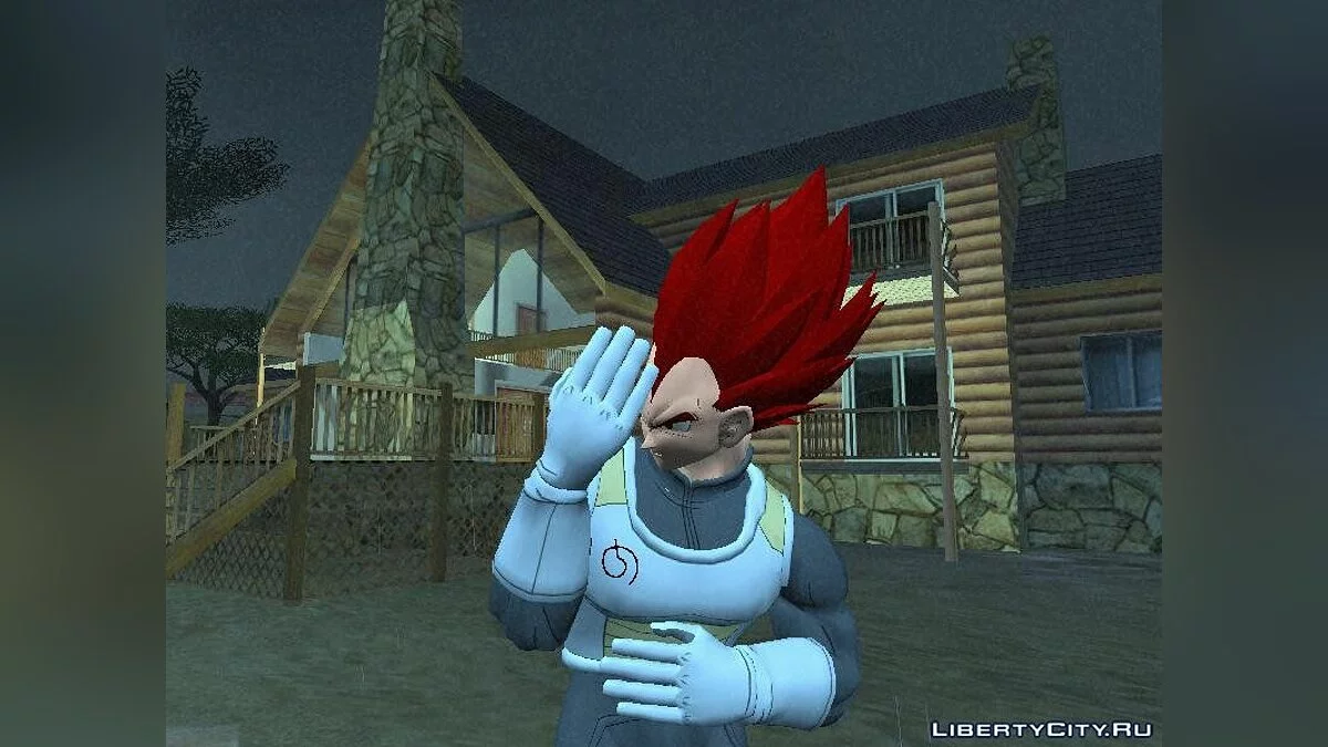 Vegeta SSJ god / GTA San Andreas