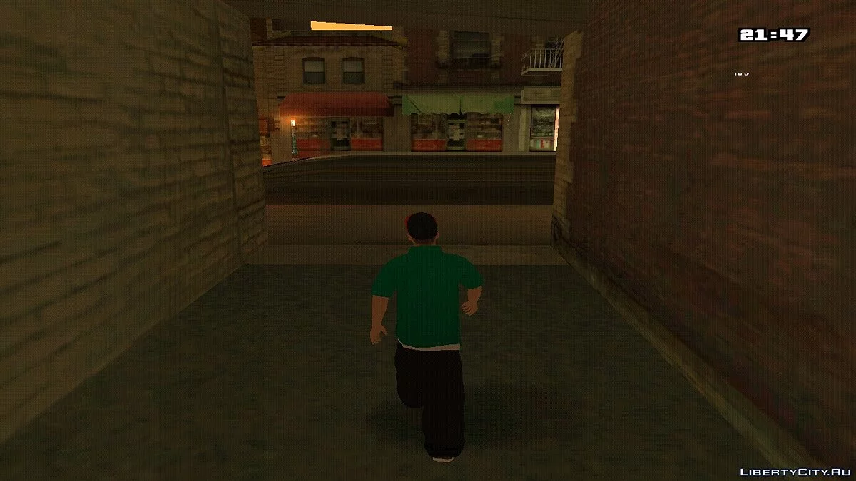 Зеленый трейсер / GTA San Andreas