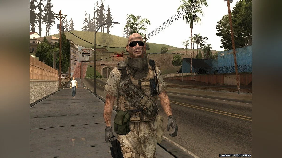 Crysis 2 US Soldier FaceB2 Bodygroup B / GTA San Andreas