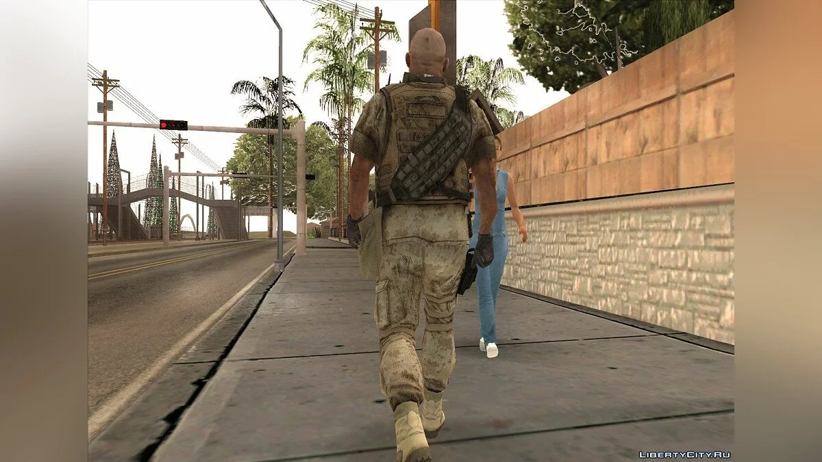 Crysis 2 US Soldier FaceB2 Bodygroup B / GTA San Andreas